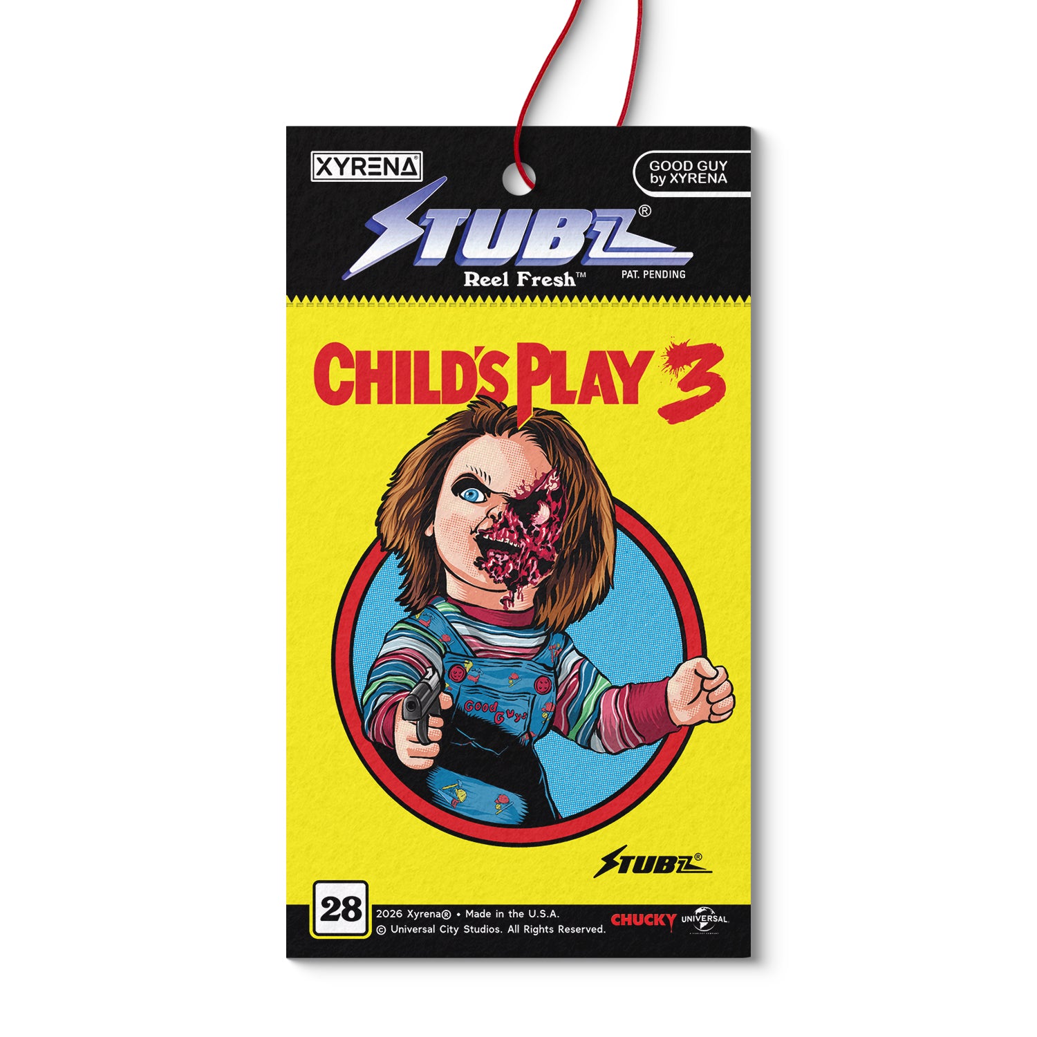 Child's Play 3 - Pizza Face Chucky - Stubz Reel Fresh No. 28